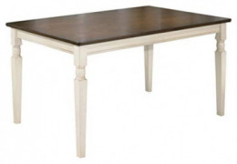 Signature Design by Ashley Whitesburg Dining Room Table, Brown/Cottage White