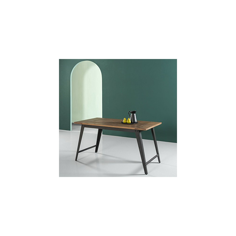 Zinus Donna Wood and Metal Dining Table