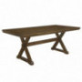 Lexicon 78" x 40" Dining Table, Brown