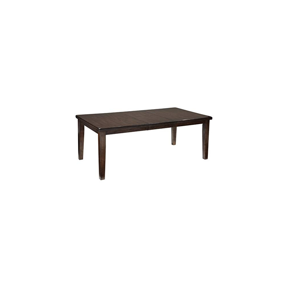 Signature Design by Ashley Haddigan Dining Room Extension Table, Dark Brown