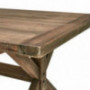 Amazon Brand – Stone & Beam Bradhurst Rustic Wood Dining Table, 86.6"L, Brown