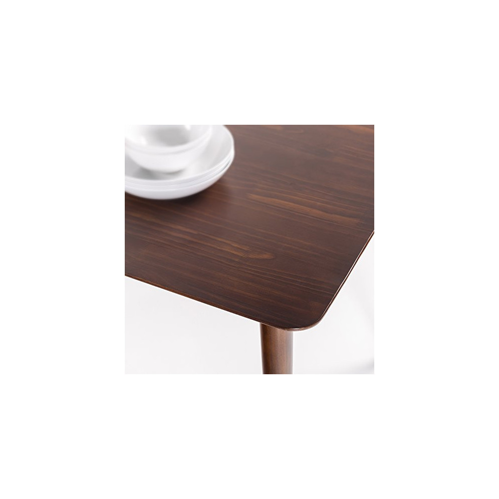 Zinus Jen MidCentury Modern Wood Dining Table / Espresso Universe