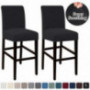 High Stretch Bar Stool Cover Pub Counter Stool Chair Slipcover for Dining Room Cafe Furniture Chair Seat Cover Stretch Protec