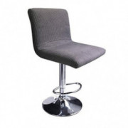 MOCAA Stretch Slipcover Chair Protectors for Short Back Chair Bar Stool Chair,ONLY Chair Covers  Grey 