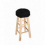 Lominc 12" Padded Round Bar Stool Cushion,Corduroy Fabric and Thick Padding, Comfortable Sitting for Round Wooden/Metal Stool