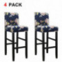 WOMACO Bar Stool Covers Stretch Counter Height Side Chair Slipcover Protector for Dining Room Kitchen Cafe Furniture Chair  P