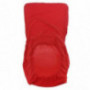Homyl Color Option Wedding Dining Bar Stool Low Back Chair Slip Cover Seat Cover - Red