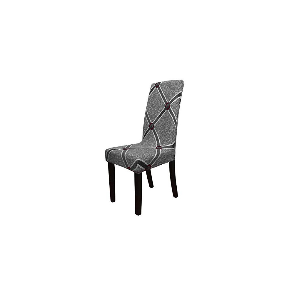 uxcell Dining Chair Cover, Stretch Bar Stool Slipcover Kitchen Chair Protector Spandex Pattern Seat Cover for Home Decorative