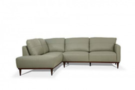 ACME Tampa Sectional Sofa - - Airy Green Leather