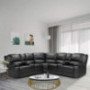 Anshunyin Symmertrical Reclining Sectional Sofa Sectional Sofa Power Motion Sofa Living Room Sofa Corner Sectional Sofa with 