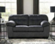 Signature Design by Ashley - Accrington Contemporary Upholstered Loveseat, Granite Gray