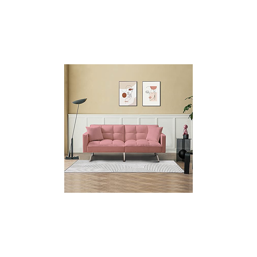 Olela Sleeper Sofa Bed Modern Tuft Futon Couch Convertible | Universe ...