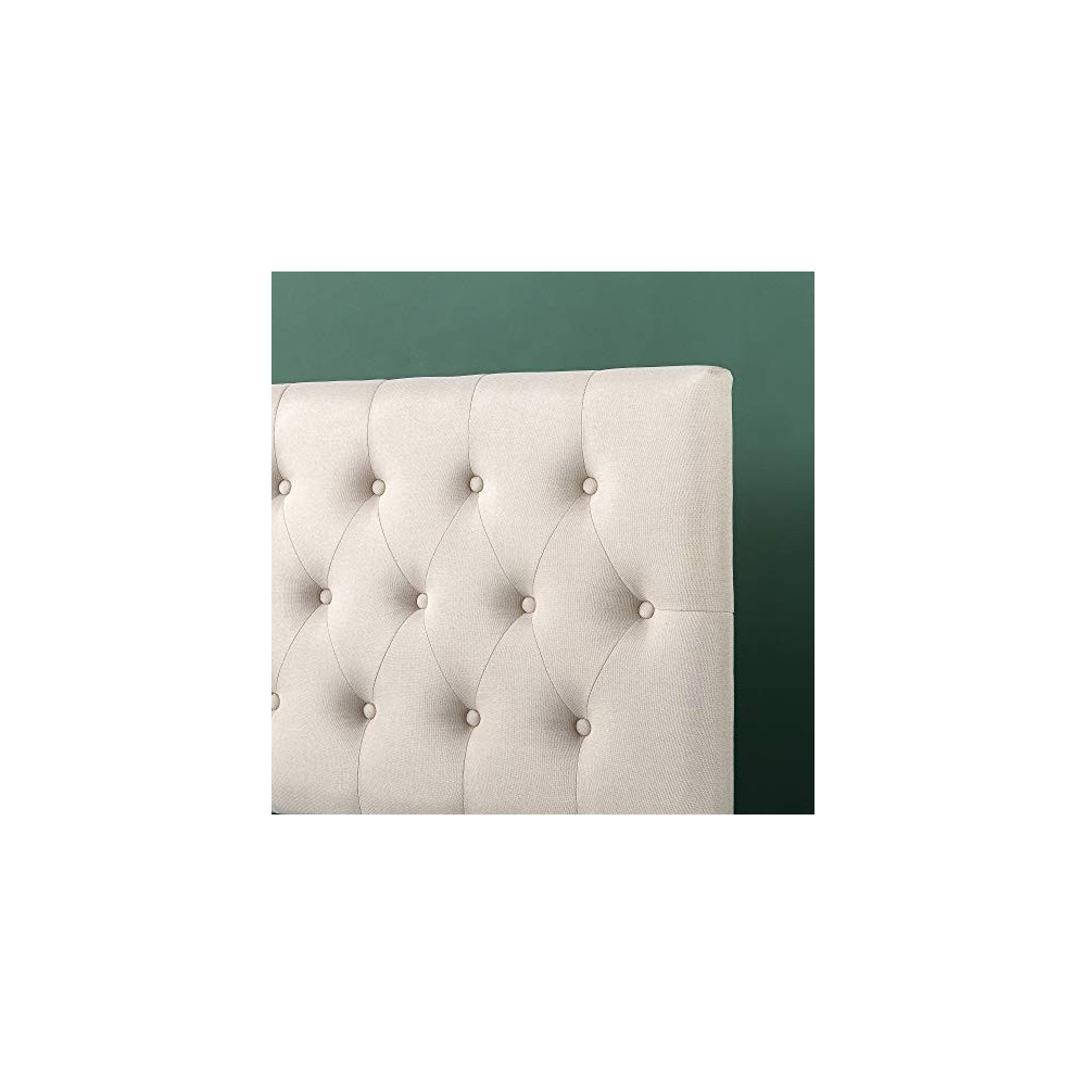 ZINUS Trina Upholstered Headboard / Button Tufted Upholstery