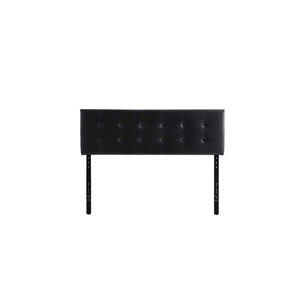 Edenbrook Hawthorne Faux Leather Headboard Modern Adjustable