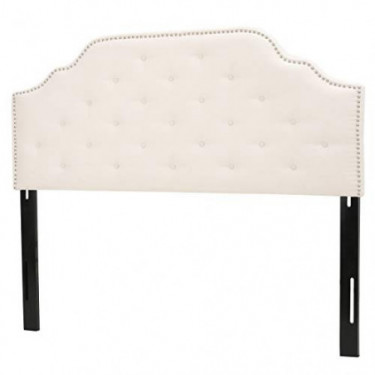 Christopher Knight Home Silas Fabric Headboard, Queen / Full, Ivory