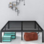 Zinus Van 16 Inch Metal Platform Bed Frame with Steel Slat Support / Mattress Foundation, Full
