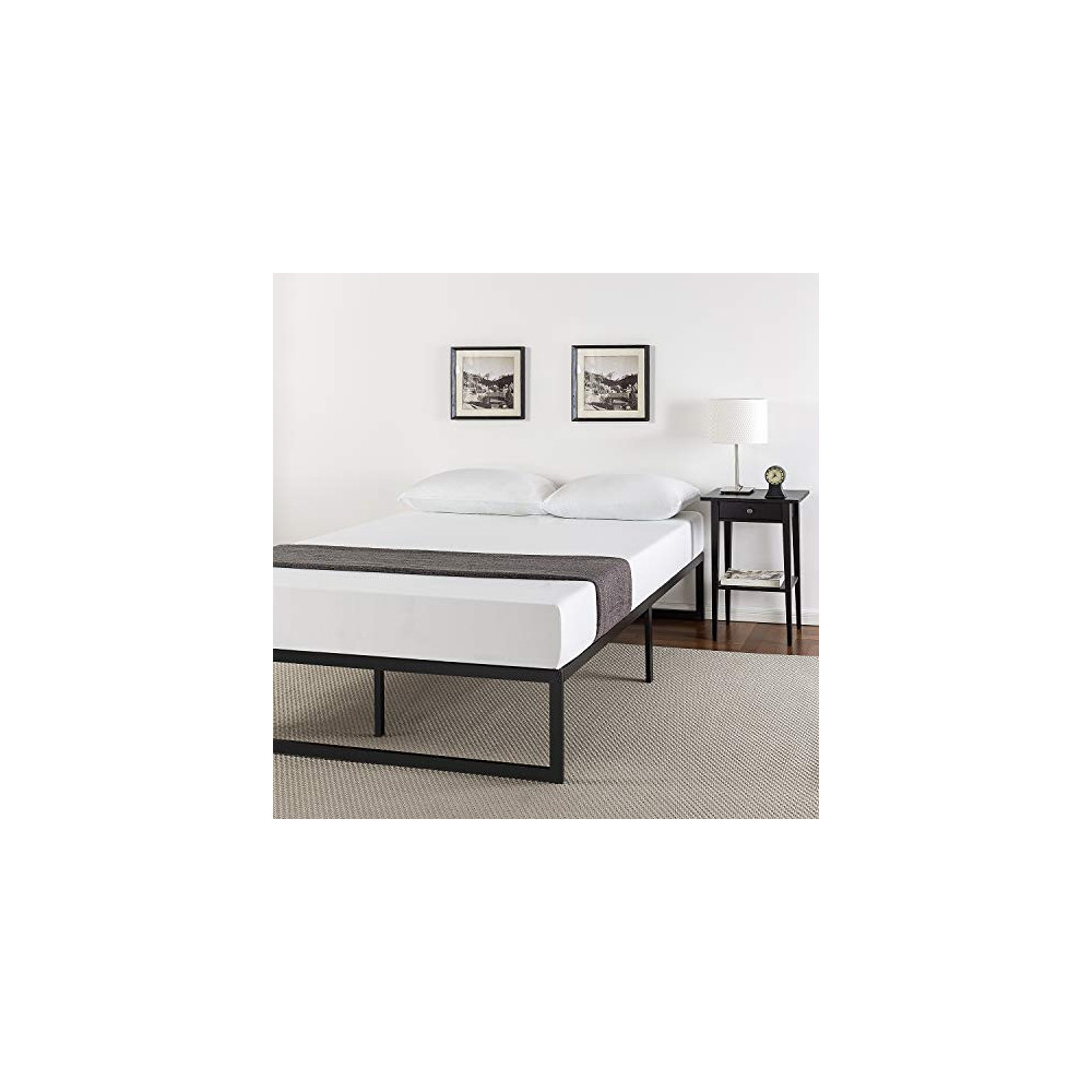 Zinus Abel 14 Inch Metal Platform Bed Frame / Mattress Foundation / No Box Spring Needed / Steel Slat Support / Easy Quick Lo