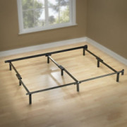 ZINUS Compack Metal Bed Frame / 7 Inch Support Bed Frame for Box Spring and Mattress Set, Black, King