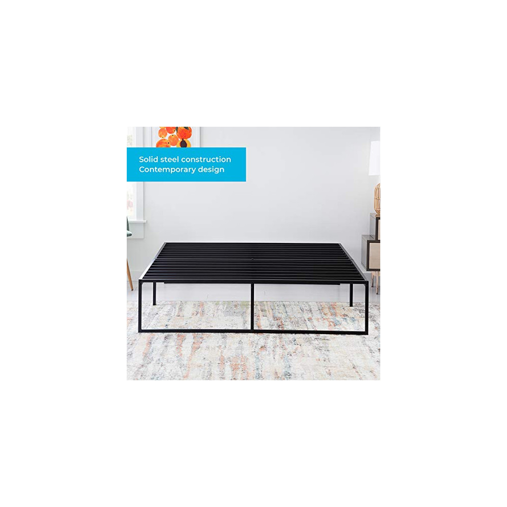 LINENSPA Contemporary Platform Bed Frame, California King Universe Furniture