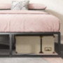 Zinus Lorelai 14 Inch Metal Platform Bed Frame / Steel Slat Support / No Box Spring Needed / Underbed Storage Space / Easy As