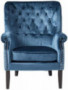 Christopher Knight Home Tomlin Velvet Club Chair, Cobalt
