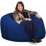 ULTIMATE SACK Bean Bag Chairs in Multiple Sizes and Colors: Giant Foam-Filled Furniture - Machine Washable Covers, Double Sti