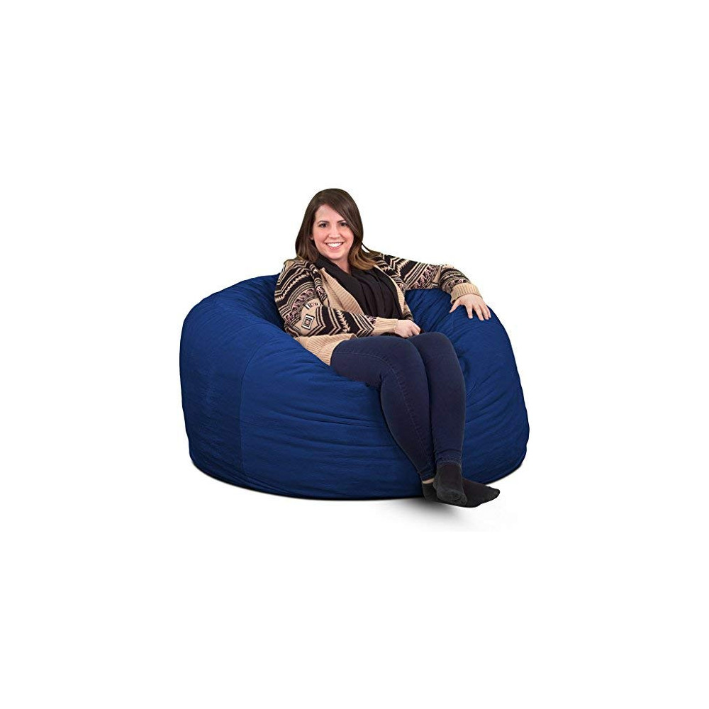 ULTIMATE SACK Bean Bag Chairs in Multiple Sizes and Colors: Giant Foam-Filled Furniture - Machine Washable Covers, Double Sti