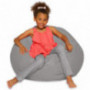 Posh Creations Bean Bag Chair for Kids, Teens, and Adults Includes Removable and Machine Washable Cover, 38in - Large, Solid 