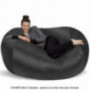 Sofa Sack Bean Bag Chair Cover, 6-Feet, Charcoal