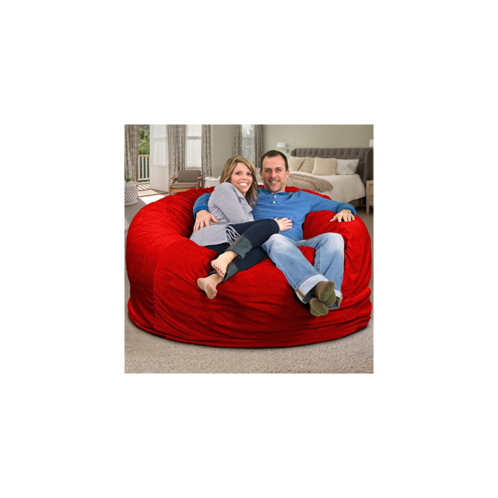 ULTIMATE SACK 6000 6 Ft. Bean Bag Chair Giant FoamFilled Universe