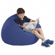 FDP SoftScape Classic 35" Junior Bean Bag Chair, Furniture for Kids, Perfect for Reading, Playing Video Games or Relaxing, Al