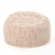 Christopher Knight Home Faux Fur Faux Fur Beanbag, 5, Pastel Pink