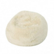 Christopher Knight Home Laraine Furry Glam Taupe Faux Fur 3 Ft. Bean Bag