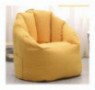 QYJPN Lazy Bean Bag Cover Sofa Chair No Filler Lounger Sofa Ottoman Seat Living Room Furniture Shell Shape Beanbag Pouf Puff 