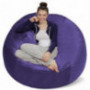 Sofa Sack Bean Bag Chair, 5 ft Sack, Purple - Cover ONLY