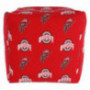 College Covers Ohio State Buckeyes Cube Cushion Pouf Chair Bean Bag Ottoman