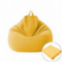 Without Filler Lazy Chairs Seat Living Room Furniture Tatami Covers Bean Bag Cover Pouf Puff Couch Sofas Cover L-Yellow Cover