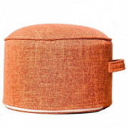 Ultra Soft Pouf Ottoman, Modern Round Cotton Linen Foot Rest Stool Bean Bag Floor Chair, Japanese Tatami Footstool  Color : D