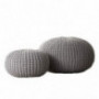 ZXXY Multicolor Braided Cushion Stool Round Hand Woven Bean Bag Simple Sofa Pouf Seat Home Floor Ball Chair Knitted Rest Room