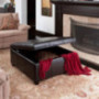 Christopher Knight Home Carlsbad Bonded Leather Storage Ottoman, Espresso