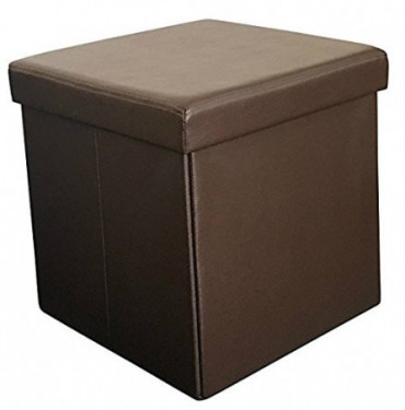 Sodynee New Faux Leather Folding Shoe Storage Ottoman Cubes Bench, Foot Rest Stool Seat Table Pouf Footstools and Ottomans 15