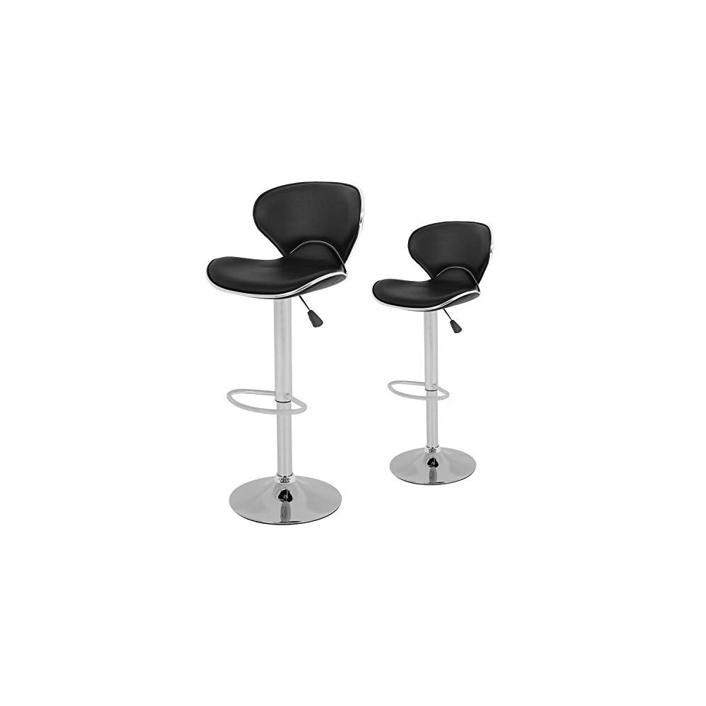Set of 2 Adjustable Bar Stools Height Ajustable Swivel Barstools Chairs with Back Pub Kitchen Dining Room Counter Bar Chairs,