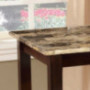Roundhill Furniture Brando 3-Piece Counter Height Breakfast Set, Espresso Finish