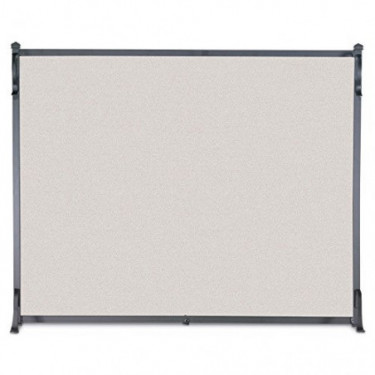 NAPA FORGE Pilgrim Home and Hearth 19250 Contemporary Flat Panel Fireplace Screen, 39″W x 32″H, 12 lbs, Black