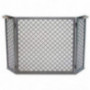 Pilgrim Home and Hearth, Natural Iron 18227 Stanton Tri Panel Fireplace Screen, 10” Side I x 31”H, 29 Lbs