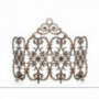 Woodland Direct FS-F4PA-AG 4 Panel Florentine Fireplace Screen with Arch44. Antique Gold