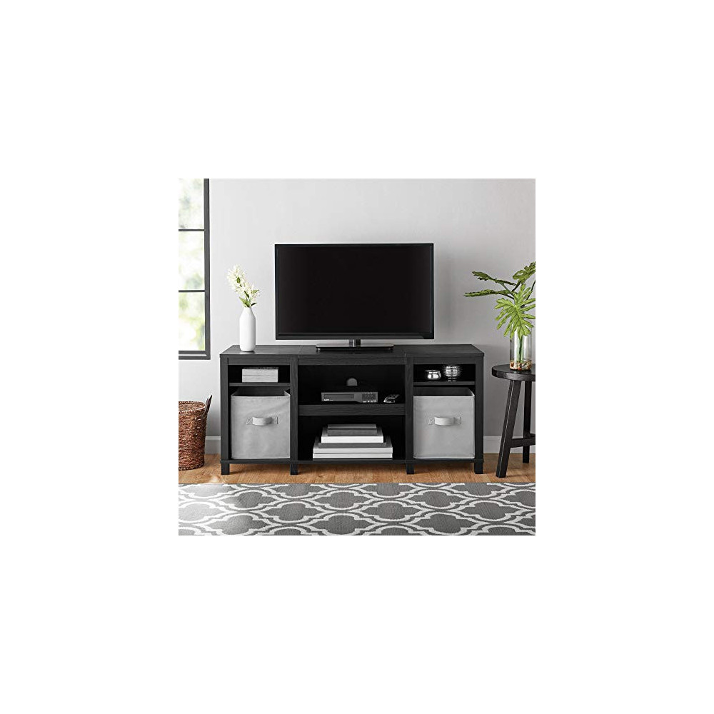 Mainstays Parsons Cubby TV Stand, for TVs up to 50”, Multiple Finishes