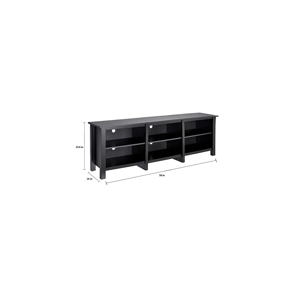 ROCKPOINT 70inch TV Stand Storage Media Console Entertainment ...