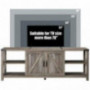 Amerlife 68" TV Stand Wood Metal TV Console Industrial Entertainment Center Farmhouse with Storage Cabinets and Shelves for T