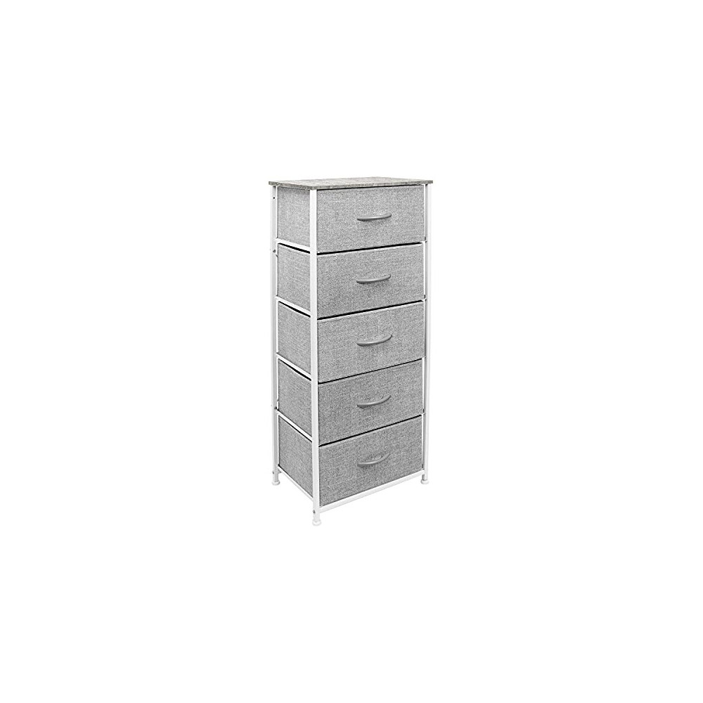 Sorbus Dresser Storage Tower, Organizer for Closet, Tall Dresser for Bedroom, Chest Drawer for Clothes, Hallway, Living Room,